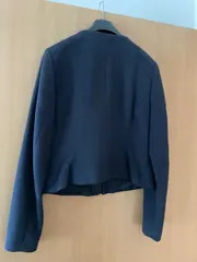 Vorschaubild 2 von Damen Leichte Jacke Gr. 38/M Blau Modern Baumwolle