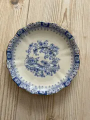 Vorschaubild 5 von Kuchenteller Porzellan blaues Blumenmuster Klassisch 15cm