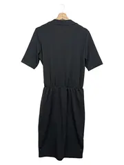 Vorschaubild 2 von Damen Wickelkleid Gr. 36/S Schwarz Elegant Freizeit