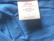 Vorschaubild 2 von Herren T-Shirt Blau Gr. M Casual Logo-Print