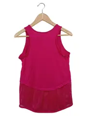 Vorschaubild 2 von Damen Sport Shirt Tank Top Rosa Gr. 34/XS Sportlich Logo-Print