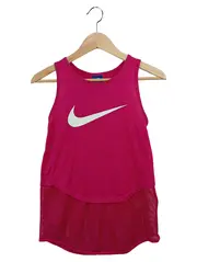 Vorschaubild 1 von Damen Sport Shirt Tank Top Rosa Gr. 34/XS Sportlich Logo-Print
