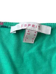 Vorschaubild 6 von Midikleid Blumenmuster Viskose Sommerkleid Gr. 38 M Grün