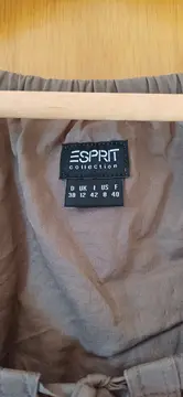 Vorschaubild 4 von Damen Bluse 3/4 Arm Raffungen Grau Baumwolle Gr. 38 M