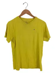 Vorschaubild 1 von Herren T-Shirt Gelb Gr. XL Casual V-Ausschnitt