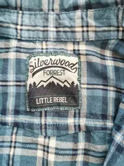 Vorschaubild 4 von Little Rebel Freizeithemd Kinder Gr. 80 Kariert Blau Baumwolle