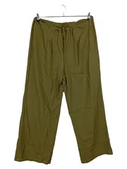 Vorschaubild 1 von Damen Stoffhose XL Oliv Casual mit Kordelzug