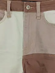 Vorschaubild 3 von Damen Jeans Shorts W23 Patchwork Mehrfarbig Casual