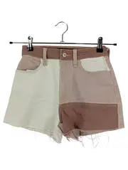 Vorschaubild 1 von Damen Jeans Shorts W23 Patchwork Mehrfarbig Casual