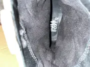 Vorschaubild 4 von Damen Stiefelette Wildleder Grau Gr. 39 Casual Slip-On Lederdetails