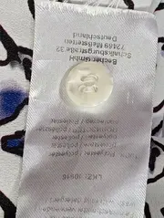 Vorschaubild 5 von Bluse Damen 38/M Weiß Abstrakt Muster Elegant Schleife