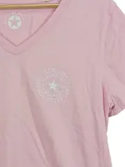 Vorschaubild 2 von Damen T-Shirt V-Ausschnitt Rosa Gr. 40/L