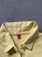 Vorschaubild 2 von Damen Poloshirt Gelb Gr. 42/XL Casual Baumwolle