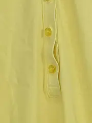 Vorschaubild 4 von Damen Poloshirt Gelb Gr. 42/XL Casual Baumwolle