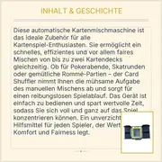 Vorschaubild 5 von Automatische Kartenmischmaschine Card Shuffler Batteriebetrieben 2 Decks