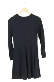 Vorschaubild 2 von Damen Freizeitkleid A-Linie Langarm Blau Gr. 38/M Elegant