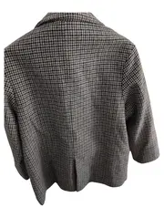 Vorschaubild 2 von Kinder Blazer Gr. 140 Kariert Grau Klassisch Sakko Herbst Winter