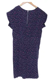 Vorschaubild 2 von Marco Polo Damen Freizeitkleid Gr. 38/M Blau gemustert Casual Vintage
