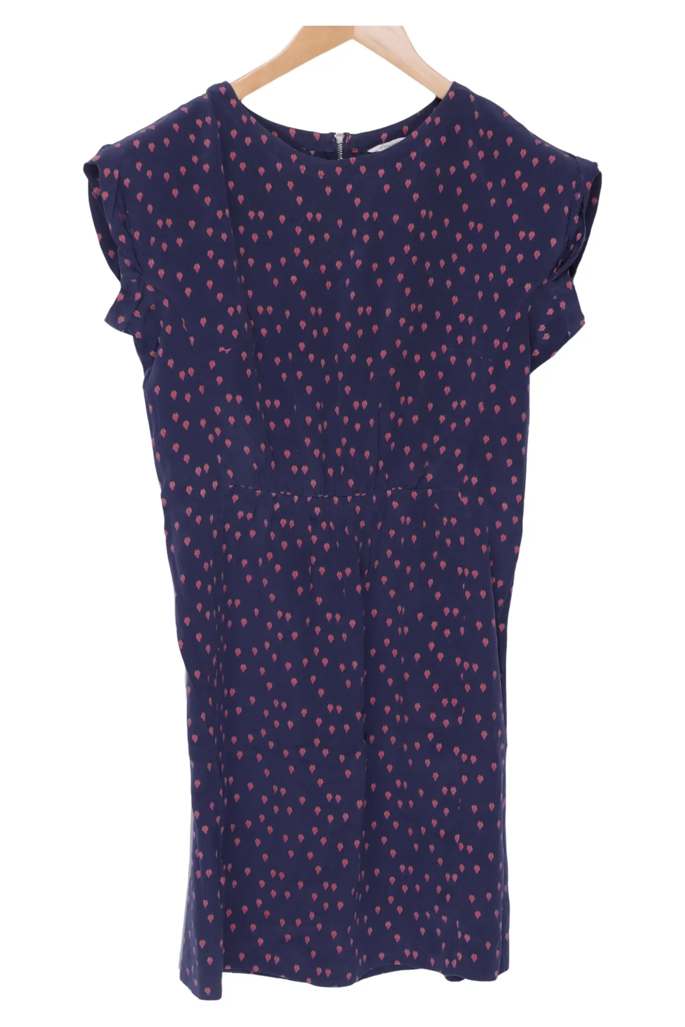 MARC O'POLO Marco Polo Damen Freizeitkleid Gr. 38/M Blau gemustert Casual Vintage