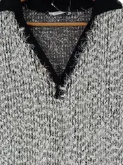 Vorschaubild 2 von Bluse Damen S Mehrfarbig Modern Strukturmuster Kurzarm