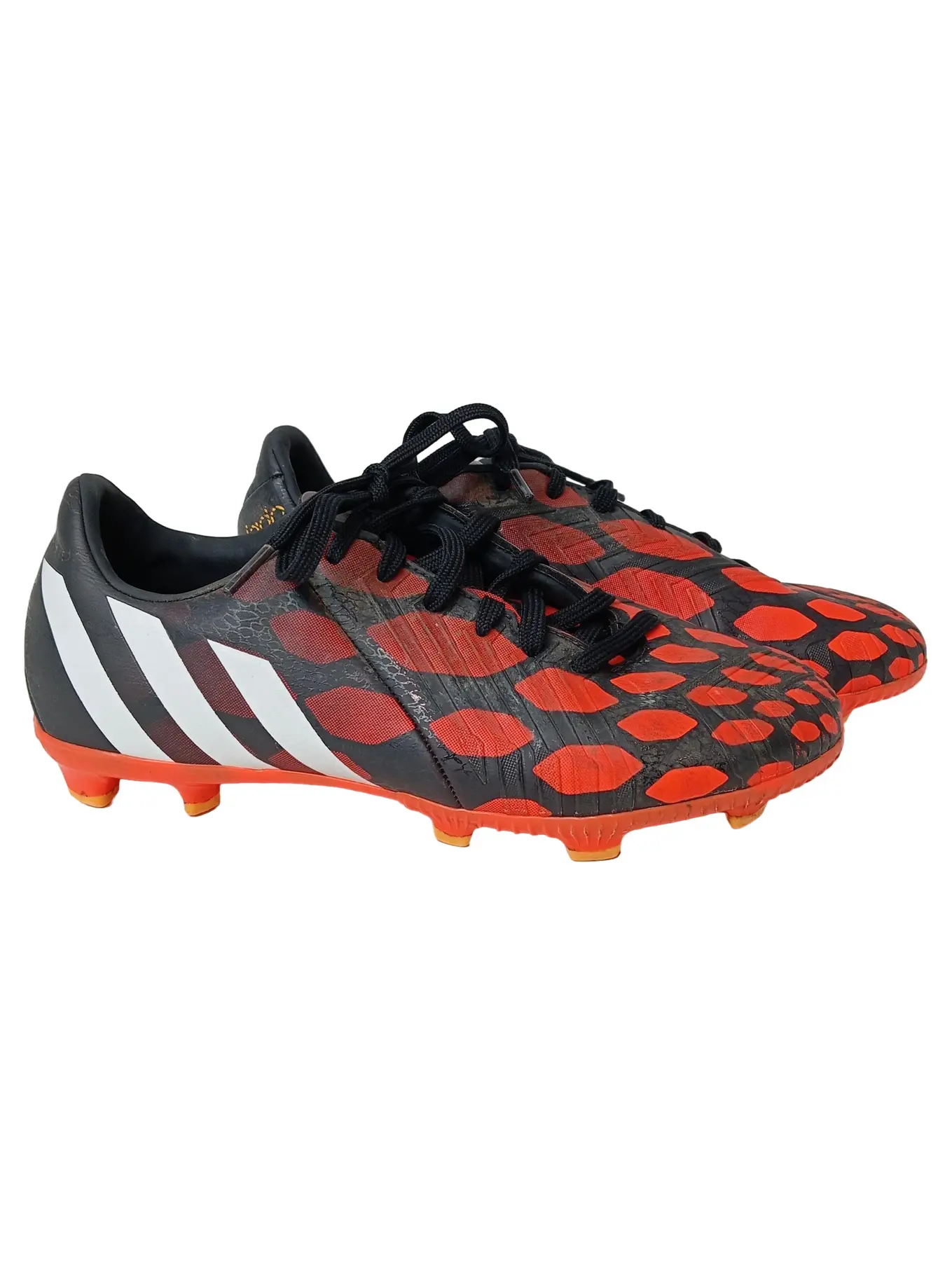 ADIDAS Fussballschuhe Kinder Gr. 36 Mehrfarbig Schwarz Rot Sportlich