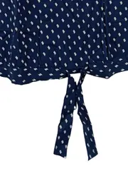 Vorschaubild 3 von Damen T-Shirt Blau Gr. 36/S mit grafischem Muster