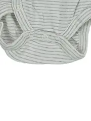 Vorschaubild 3 von Baby Body Langarm Gestreift Mehrfarbig Gr. 56 Wickelbody