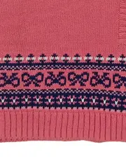Vorschaubild 4 von Mädchen Strickkleid Gr. 98 Rosa Casual Baumwolle