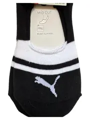 Vorschaubild 3 von Footie Socken 12 Paar Mid Cut Anti-Slip Heel Gr. 35-38 Schwarz