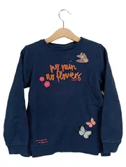 Vorschaubild 1 von Mädchen Pullover "no rain no flowers" Blau Gr. 116/122 Casual