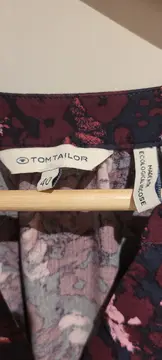 Vorschaubild 2 von Damen Bluse Gr. 40/L Mehrfarbig Floral Viskose Langarm Casual