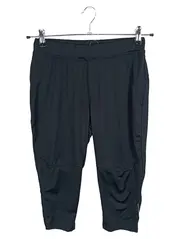 Vorschaubild 1 von Damen Jogginghose Capri Sporthose Polyester Schwarz Gr. M L20