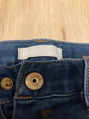 Vorschaubild 2 von Jeans Kinder Mädchen Gr. 104 Blau Regular Fit Hose