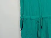 Vorschaubild 3 von Damen Jumpsuit Gr. 40 Türkis Casual Sommer Overall Kurzarm