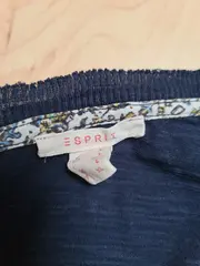 Vorschaubild 5 von Damen T-Shirt Gr. L Blau mit grafischem Seitenmuster