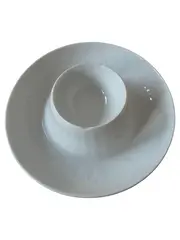 Vorschaubild 1 von Eierbecher Weiß Porzellan Klassisch Frühstück Geschirr