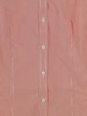 Vorschaubild 3 von Damen Hemdbluse Gr. 38 M Rot Gestreift Casual Langarm Baumwolle