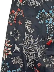 Vorschaubild 2 von Damen Wickelrock Gr. 34;XS Blumenmuster Mehrfarbig Feminin Midi