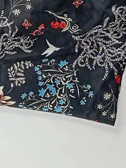 Vorschaubild 5 von Damen Wickelrock Gr. 34;XS Blumenmuster Mehrfarbig Feminin Midi