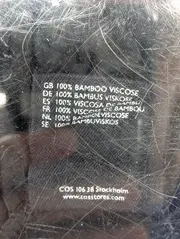 Vorschaubild 4 von Damen T-Shirt Gr. 38/M Schwarz Minimalistisch Oversized Viskose