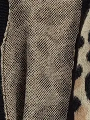 Vorschaubild 7 von Damen Strickjacke Leo Animal Print Cardigan Gr. 38/M Mehrfarbig