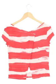Vorschaubild 1 von Damen T-Shirt Gr. 36/S Rot Gestreift Casual