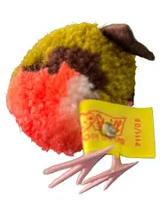 Vorschaubild 2 von Rotkehlchen Dekofigur 7111/08 Vogel Pompon Mehrfarbig 6cm