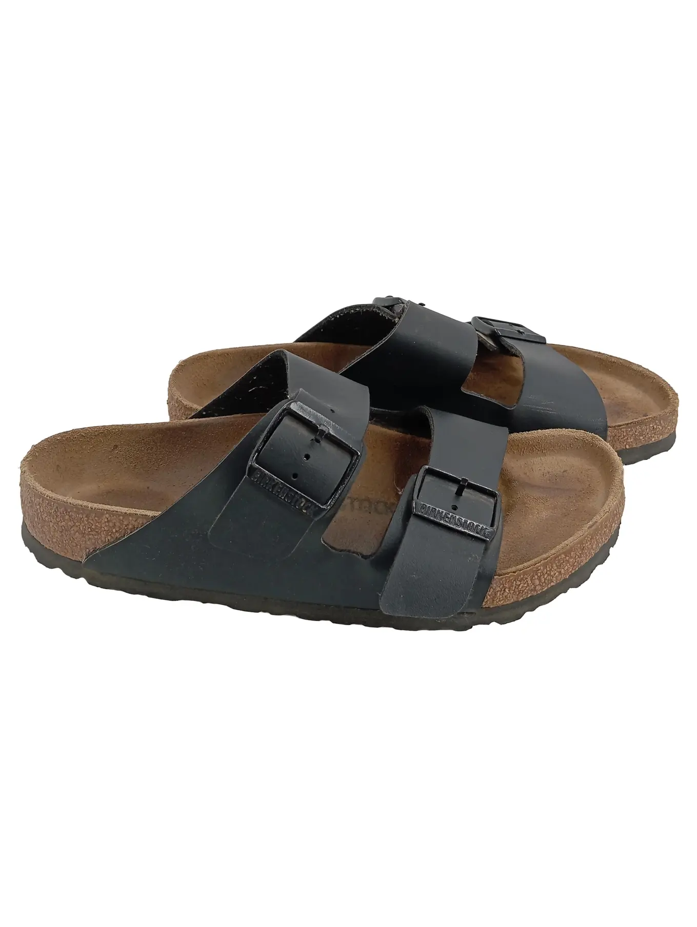 BIRKENSTOCK Arizona Pantoletten Herren Gr. 39 Schwarz Casual Sandalen