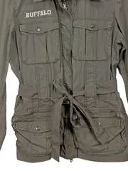 Vorschaubild 3 von Leichte Jacke Damen Gr. 46 Oliv Casual Übergangsjacke