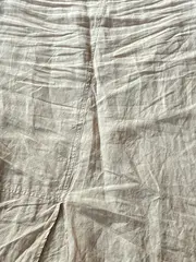 Vorschaubild 3 von Damen A-Linienrock Gr. 40/L Beige Leinen Maxirock Asymmetrisch