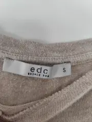 Vorschaubild 2 von EDC Damen Pullover Beige Gr. 36/S Rüschen Langarm Freizeit