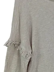 Vorschaubild 3 von EDC Damen Pullover Beige Gr. 36/S Rüschen Langarm Freizeit