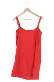 Vorschaubild 2 von Damen Trägerkleid Gr. 42/XL Rot Bohème Freizeitkleid Baumwolle