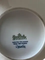 Vorschaubild 3 von Kaffeekanne Form Romanze Bjørn Wiinblad Weiß blaues Blumenmuster 1500ml